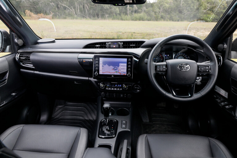 4 X 4 Australia Comparisons 2021 May 21 Toyota Hilux Rugged X Interior